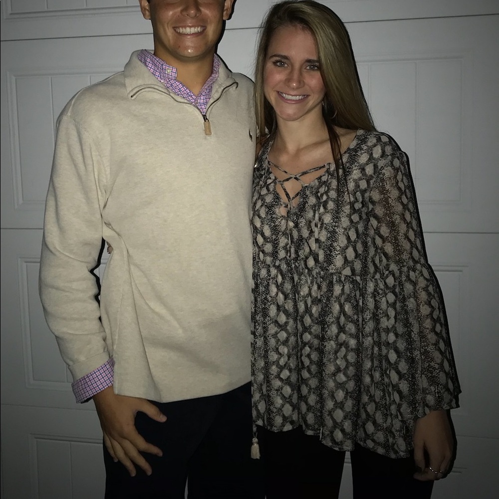 Show Me Your Mumu Snakeskin Top